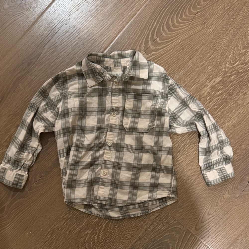 Zara Kids Plaid Shirt